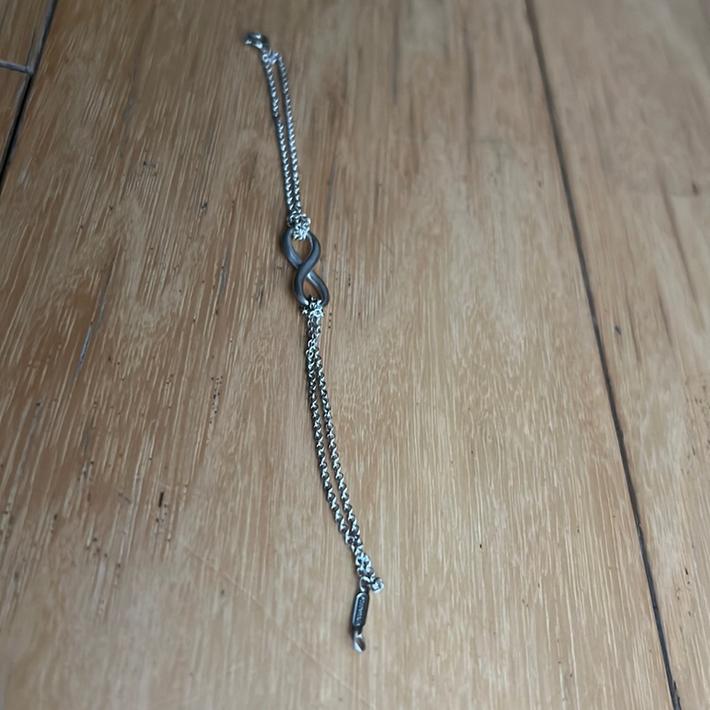 Silver Tiffany’s bracelet, infinity sign